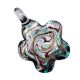 Flower Multicolor Lampwork Glass Pendant for Jewellry Making - 1 Piece